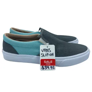 Vans Skate Slip-On Grey / Teal Skate Shoes *NO BOX*