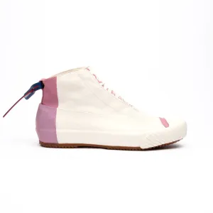 Women's London Hi Beige Pink Canvas High Tops 93482-101