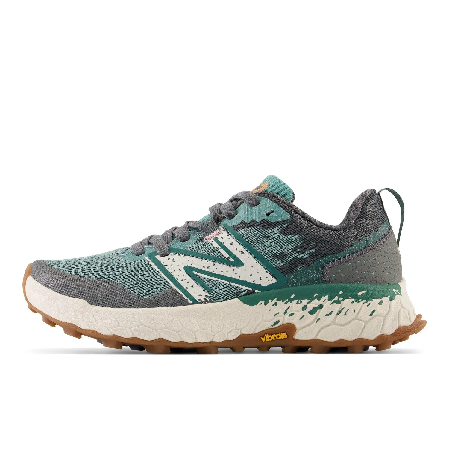 Women's New Balance Fresh Foam X Hierro v7 Color: Faded Teal with Graphite and Grey Matter