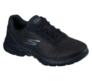 Womens Skechers Go Walk 6 - Iconic Vision Black/Black Walking Shoes