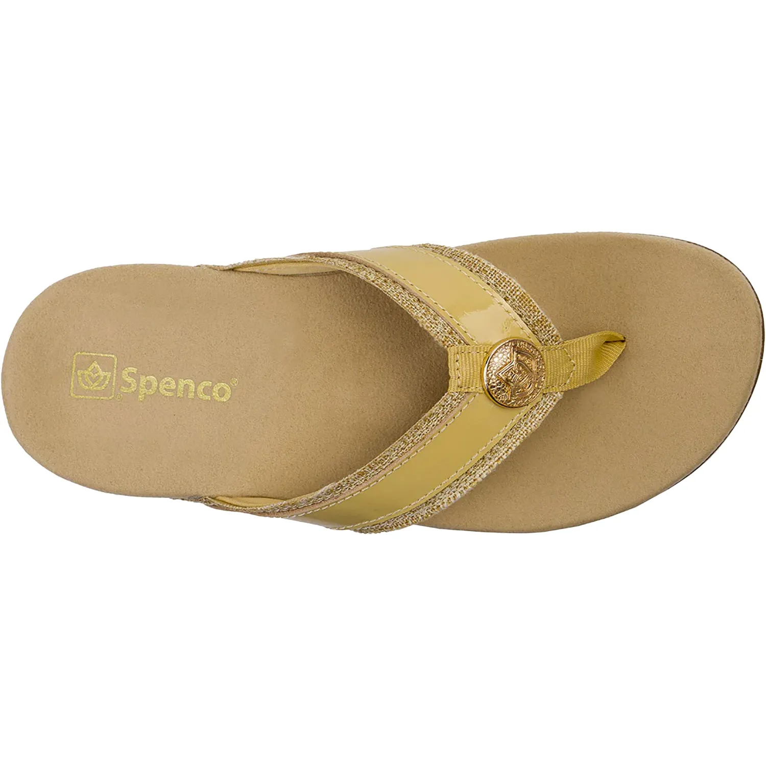 Women's Spenco Sutton Flip New Wheat Leather