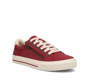 Women's Taos Z Soul Color: Crimson/Ecru Distressed